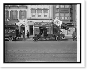 Vintage Americana Print - K & W Tire Co. Rainier truck