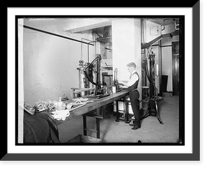 Historic Framed Print, Bureau of Standards milling story - 2,  17-7/8" x 21-7/8"