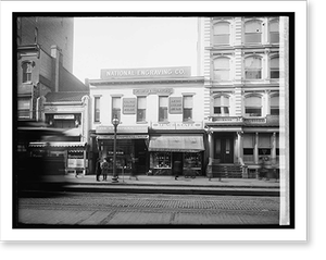 Vintage Americana Print - National Engraving Co., exterior