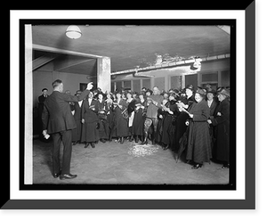 Historic Framed Print, Community Service Community Chorus,  17-7/8" x 21-7/8"