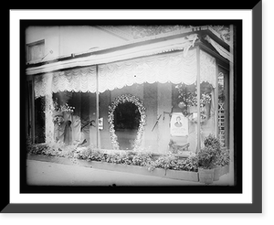 Flower shop, horse show window, 5/20/20, Vintage Wall Art
