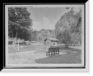 Autos at Forest Hills, Vintage Print