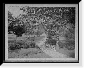 Historic Framed Print, Magnesia spring, Virginia Hot Springs,  17-7/8" x 21-7/8"