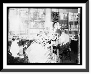Historic Framed Print, Bureau Ptg. & Eng. Benj. R. Stickney & perforating mch., [8/25/20],  17-7/8" x 21-7/8"