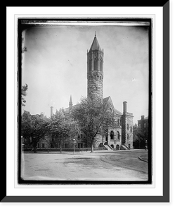 Historic Framed Print, Eastern Presbyterian Church,  17-7/8" x 21-7/8"