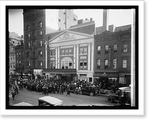 Antique Photo Print - Washington, DC - Crowds, Metropolitan Theatre