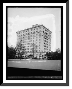 Historic Framed Print, Powhatan Hotel, [Pennsylvania Ave., Washington, D.C.],  17-7/8" x 21-7/8"