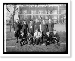 Antique Architecture - Price School soccer team, 1920