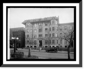 Historic Framed Print, Chalfonte Apt. House, [Washington, D.C.],  17-7/8" x 21-7/8"