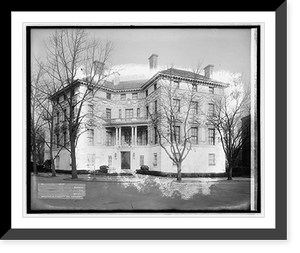 Historic Framed Print, Fuller Co., 15 Dupont Circle, Patterson res., [Washington, D.C.],  17-7/8" x 21-7/8"