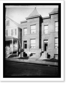 Vintage Americana Print - Washington DC - 1469 Monroe St., Washington
