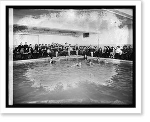 Vintage Photo Print - Red Cross swimming meet, Y.M.C.A