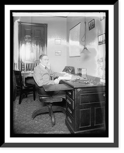 Historic Framed Print, Chas. E. Morris, 2/28/21,  17-7/8" x 21-7/8"