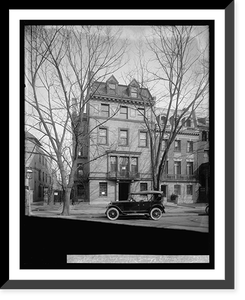 Vintage Americana Print - Washington, DC - Home of Chas