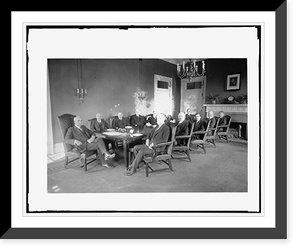 Historic Framed Print, [Harding Cabinet group],  17-7/8" x 21-7/8"