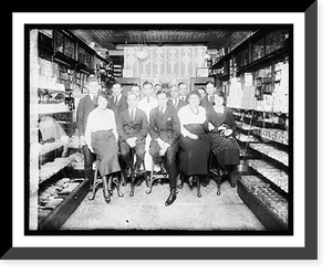 Vintage Americana Print - Washington, DC - Peoples Drug Store, group