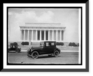 Vintage Americana Print - Washington, DC - Wescott coupe in front
