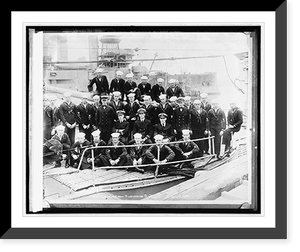 Historic Photo Print - Officers and crew, Submarine S-2, July 12, 1921