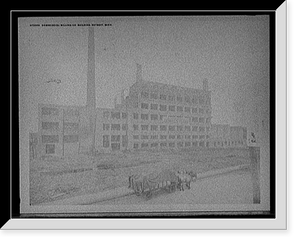 Historic Framed Print, Commercial Milling Co. building, Detroit, Mich.,  17-7/8" x 21-7/8"