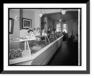 Franklin Candy Co., Washington, D.C., interior, Vintage Poster