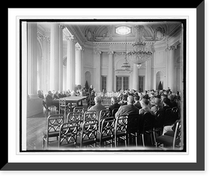 Historic Framed Print, Closing, Chile-Peruvian conference, [7/21/22],  17-7/8" x 21-7/8"