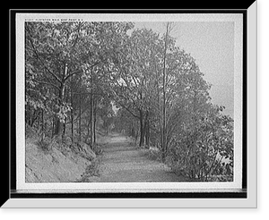 Historic Framed Print, Flirtation Walk, West Point, N.Y.,  17-7/8" x 21-7/8"