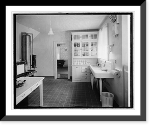 Historic Framed Print, [Kitchen],  17-7/8" x 21-7/8"