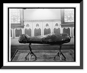 Vintage Photo Print - William Demaine & Son casket, 1923