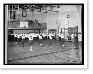 Vintage Building Photo - Washington, DC - Eastern High School, gymnasium