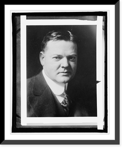 Historic Framed Print, [Herbert Hoover],  17-7/8" x 21-7/8"