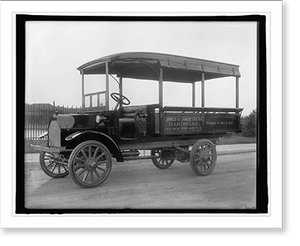 Vintage Americana Print - Washington, DC - Truck: James B. Lambie Co