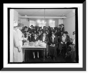Historic Framed Print, Food Adm. War kitchen, 926 McPherson St., Wash., D.C.,  17-7/8" x 21-7/8"