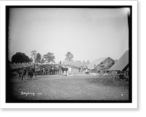 Vintage Americana Print - Gettysburg, Pennsylvania, 1910 (1)