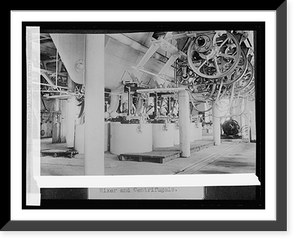 Historic Framed Print, Mixer and centrifugals,  17-7/8" x 21-7/8"