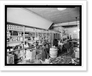 Historic Photo Print - Food supplies - Historic Wall Art Gift
