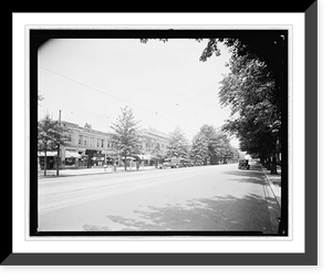 Antique City View - Street view, Wash., D.C - Historic Wall Art Gift