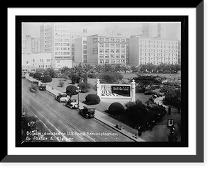 Historic Framed Print, Bulletin donated to U.S. Food Administration by Foster & Kleiser,  17-7/8" x 21-7/8"