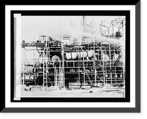 Black & White Photo - Sugar Refinery in course of construction (2)