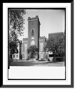 Historic Framed Print, Western Presbyterian Church,  17-7/8" x 21-7/8"