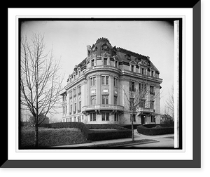 Historic Framed Print, French Embassy, 2400 16th St., [Washington, D.C.],  17-7/8" x 21-7/8"