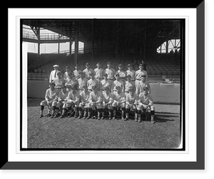 Black & White Photo - Wash. Base Ball Club, 1924 - Vintage Home Decor Print