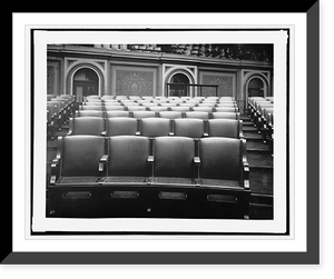 Historic Framed Print, Seats in House of Rep., [Washington, D.C.],  17-7/8" x 21-7/8"