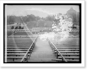 Black & White Photo - Washington, DC - Inaugural stands, 1917