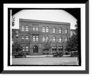 Historic Framed Print, Georgetown Law School, [Washington, D.C.],  17-7/8" x 21-7/8"