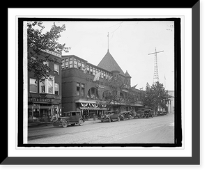 Historic Framed Print, Arcade market,  17-7/8" x 21-7/8"