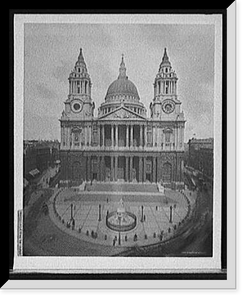 Historic Framed Print, St. Paul's Cathedral,  17-7/8" x 21-7/8"