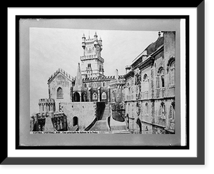 Spain. Chateau Penha at Cintra, Antique Print