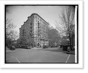Vintage Photo Print - Washington DC - Stoneleigh Court, L St