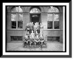 Historic Framed Print, National College of Pharmacy group,  17-7/8" x 21-7/8"