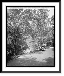 Historic Framed Print, Ford Motor Co. Ford touring car in Rock Creek Pk., [Washington, D.C.],  17-7/8" x 21-7/8"